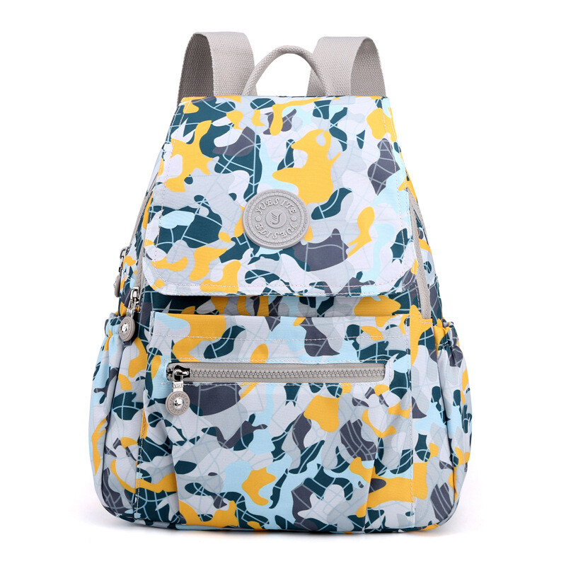 Rucsac de școală mare, ocazional, în 8 culori Rucsacuri impermeabile din nailon pentru femei Rucsac de călătorie de marcă pentru fete Genți de școală în tendințe