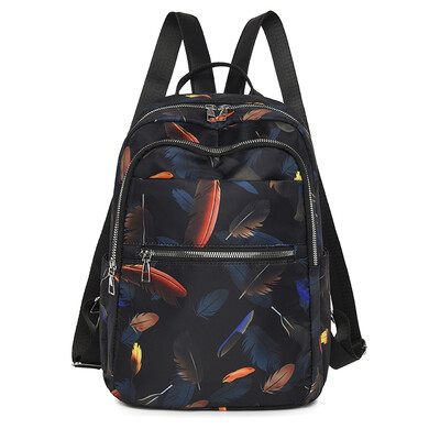 Rucsac de modă, model fluture, coreeană, nailon rezistent la apă, pentru femei, ocazional, geantă de școală pentru studenți, pentru adolescent, rucsac de călătorie