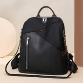 Rucsac antifurt din piele Genți de umăr vintage pentru femei Rucsac de călătorie de capacitate mare Genți de școală pentru fete