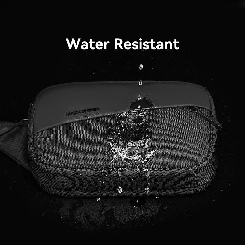 MARK RYDEN Mini plecu soma vīriešiem ar vairākām kabatām, piemērota 7,9 collu iPad