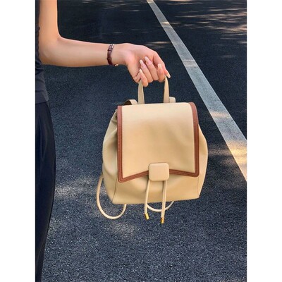 Jauna amerikāņu retro stila gadījuma daudzpusīga mugursoma agrā rudens meitenēm skolas soma āra mugursoma Sieviešu mugursomas roktura soma