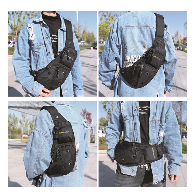 Geantă multifuncțională pentru piept, umăr, rucsac impermeabil, genți în aer liber, rucsac casual pentru bărbați și femei, rucsac de călătorie