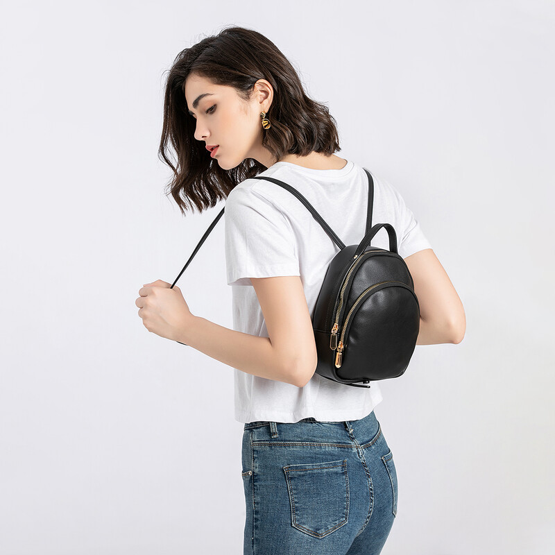 Mini rucsac pentru femei de călătorie drăguță geantă și geantă de umăr Rucsacuri de modă din piele PU