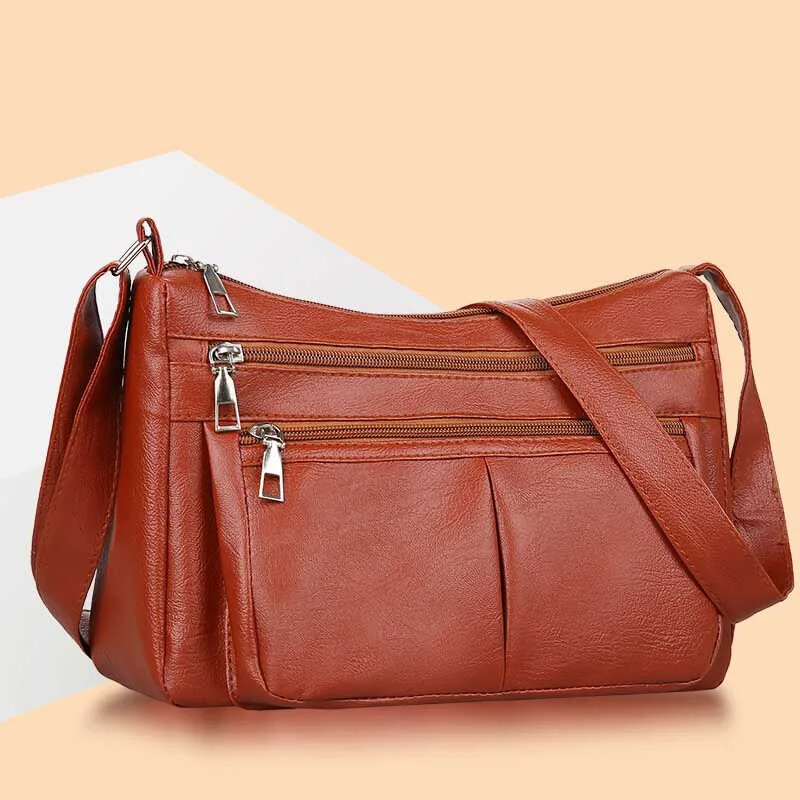 Ženska torba Trend Korejske ručne torbe Dizajnerski luksuzni brend Ženske torbe na rame Modna svestrana torba preko ramena od meke kože bolsa