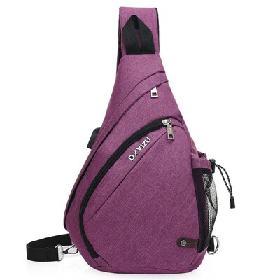 Мъжка чанта през рамо Чанта през рамо Ежедневна чанта за кръста с голям капацитет Двойка Многофункционална чанта против кражба Раница за пътуване