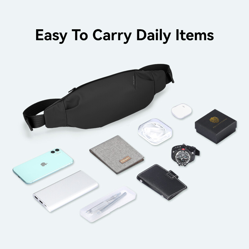 MARK RYDEN Geantă Minimalist Sling Bărbați Mini Bag Fanny Light Geantă Mică în talie