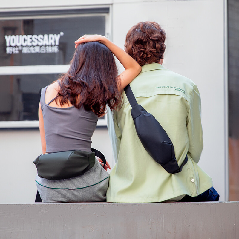 MARK RYDEN Geantă Minimalist Sling Bărbați Mini Bag Fanny Light Geantă Mică în talie