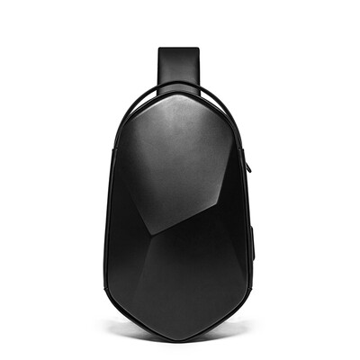 Sling Bag Hard Shell Design 3.0 USB Charging Crossbody Bag plecu somas vīriešu ūdensizturīgs Short Trip krūšu somas komplekts vīriešiem