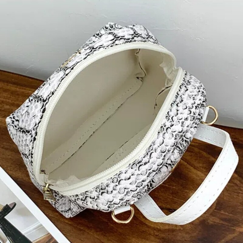 Modes PU ādas sieviešu leoparda mugursomas Vieglas, regulējamas plecu soma Mini mugursoma ceļojumiem