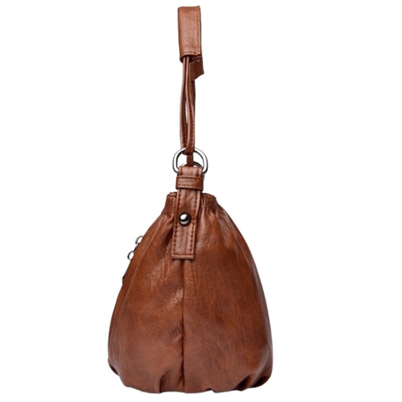 Geantă de damă 2024 Nouă geantă retro de modă europeană și americană Geantă de mână pentru femei, geantă de umăr, multistrat, crossbod de mare capacitate