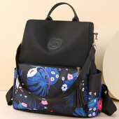 2024 Nou Rucsac de mare capacitate, stil simplu, pentru femei, pentru călătorii în timp liber, rucsac antifurt, geantă de umăr din țesătură impermeabilă