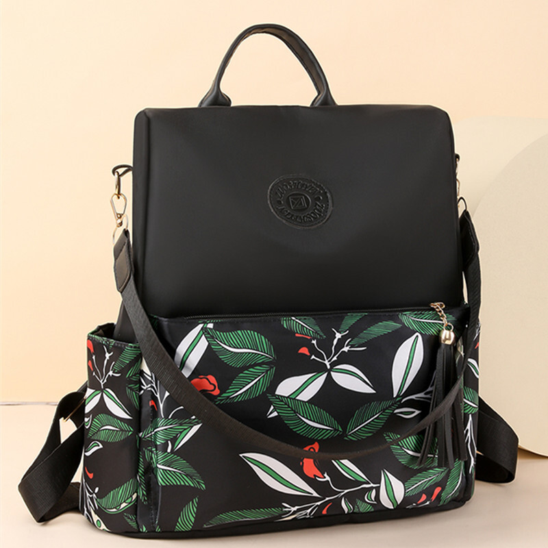 2024 Nou Rucsac de mare capacitate, stil simplu, pentru femei, pentru călătorii în timp liber, rucsac antifurt, geantă de umăr din țesătură impermeabilă