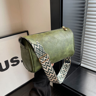 Augstas kvalitātes PU āda, plata plecu siksna, plecu soma, Sieviešu vintage sieviešu maza rokassomiņa, Spilvena Messenger Crossbody soma