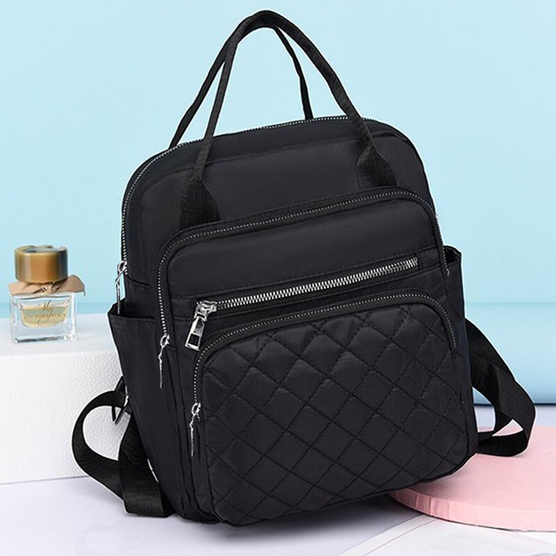 Ženski ruksak Putna ležerna Vodootporna ženska torba na rame Ženski Oxford ruksak velikog kapaciteta Crna torbica Ležerna ruksak