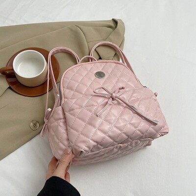 Rucsac pentru femei PU Mici Adolescente Moda Timp liber Fermoar Geanta de umar Rucsac de mare capacitate Femei Mini Rucsac de scoala