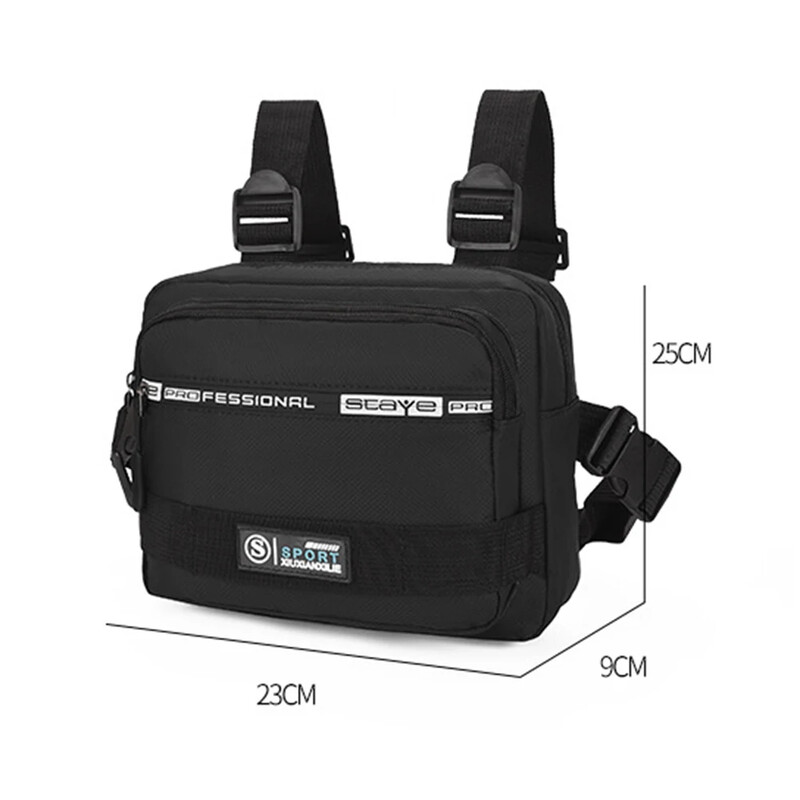 Vestă tactică Genți pentru piept pentru bărbați, 2023 Hip Hop, îmbrăcăminte de stradă, unisex, pentru femei, pachete pentru piept cu glonț, ocazional, pentru călătorie, geantă antifurt