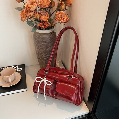 Geantă la modă pentru subrat pentru femei, ediția coreeană 2024, geantă de umăr la modă, versatilă