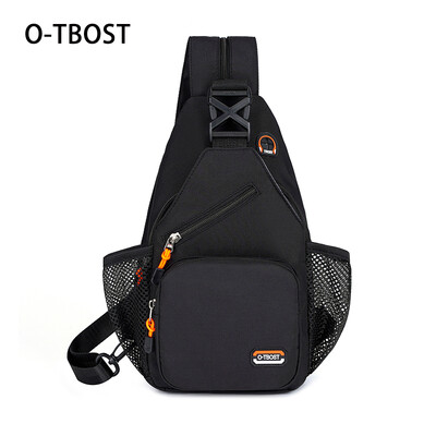 O-TBOST Unisex Oxford tkanina 2 u 1 torba za prsa Ruksak za slobodno vrijeme na otvorenom Muška torba za rame Prijenosna torba preko ramena