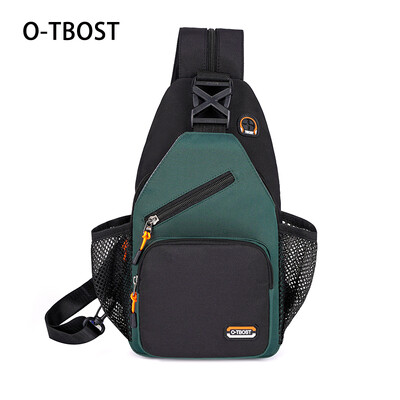O-TBOST Unisex Oxford tkanina 2 u 1 torba za prsa Ruksak za slobodno vrijeme na otvorenom Muška torba za rame Prijenosna torba preko ramena