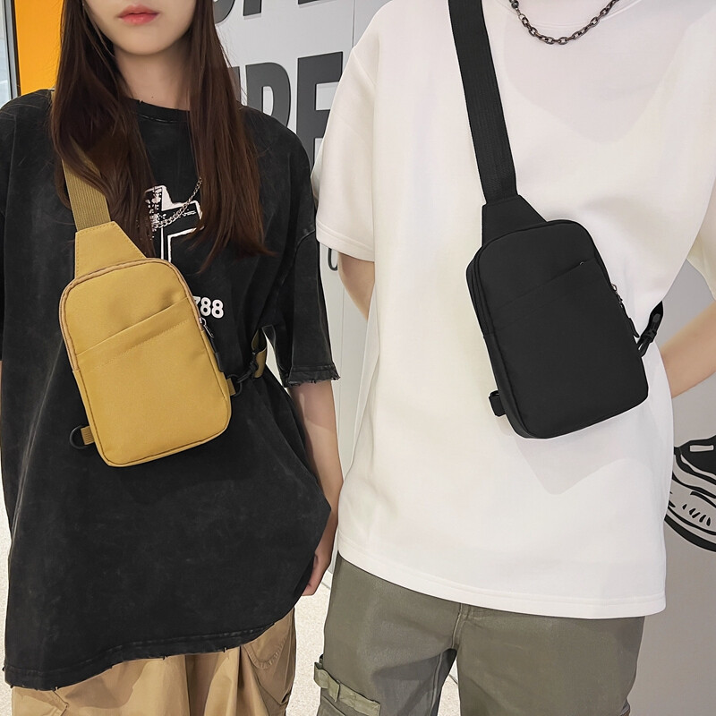 Нова ежедневна чанта Модна чанта за гърди Многофункционална универсална чанта за рамо Велосипедна чанта на открито за мъже и жени