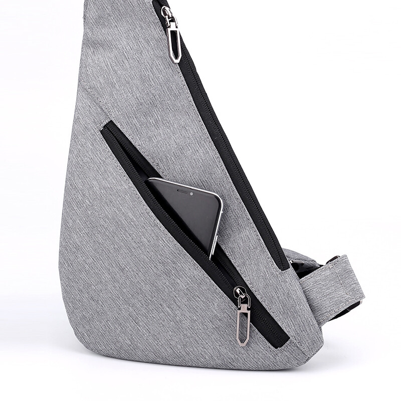 pretaizdzīšanas krūšu soma vīriešu crossbody soma ar austiņu ligzdu maza ceļojumu soma mobilā tālruņa soma viena plecu soma āra sporta soma