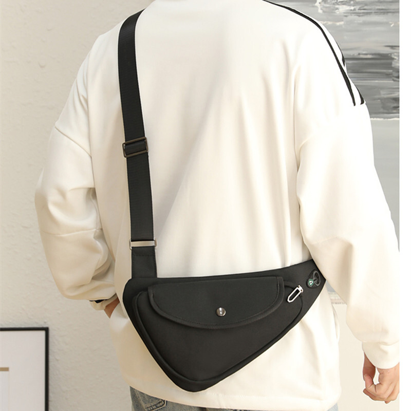 pretaizdzīšanas krūšu soma vīriešu crossbody soma ar austiņu ligzdu maza ceļojumu soma mobilā tālruņa soma viena plecu soma āra sporta soma