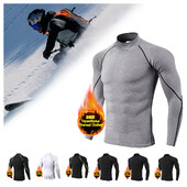 Bieza versija rudens ziemas siltuma krekls garām piedurknēm T-krekls bezceļu BMX kvadraciklu MTB velosipēda krekls enduro sacīkšu braucēja velosipēdam