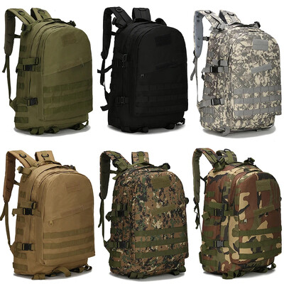 Outdoor Tactical Mugursoma 40L Lielas ietilpības Molle Mugursoma Somas Maskēšanās Trekings Medības Kempings Pārgājienu Soma Jauns