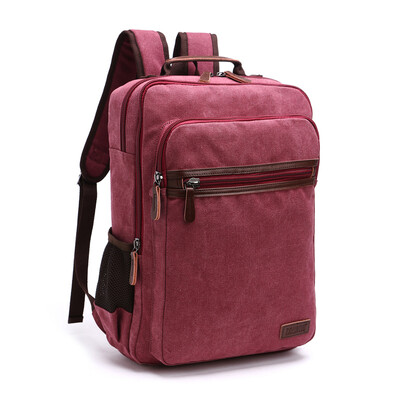 Vintage Canvas mugursoma vīriešiem Liela ietilpība ceļojumu plecu soma skolas somas pusaudžiem Vīriešu piezīmju grāmatiņa klēpjdatora mugursoma vīriešiem