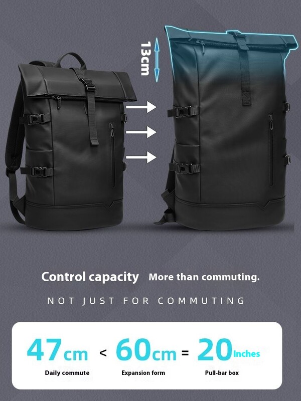 Ruksak za putovanja za muškarce Sport na otvorenom Muški paket Višenamjenska torba za prijenosno računalo 15,6“ Vodootporna ženska pakiranja velikog kapaciteta