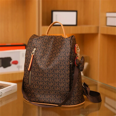 Rucsac de modă pentru femei, geantă de umăr impermeabilă din PVC, pachet pentru femei, ocazional, antifurt