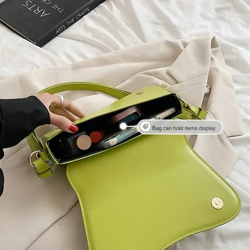 Nove luksuzne dizajnerske torbe preko ramena za žene 2024. Trend ženske torbe ispod pazuha od pu kože Modne torbice s preklopom