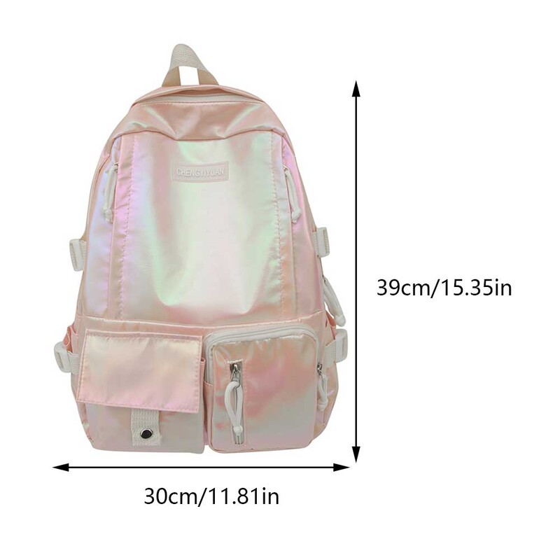 Rucsac cu laser pentru femei Rucsac cu mai multe buzunare pentru laptop Rucsac campus de capacitate mare pentru elevii de liceu