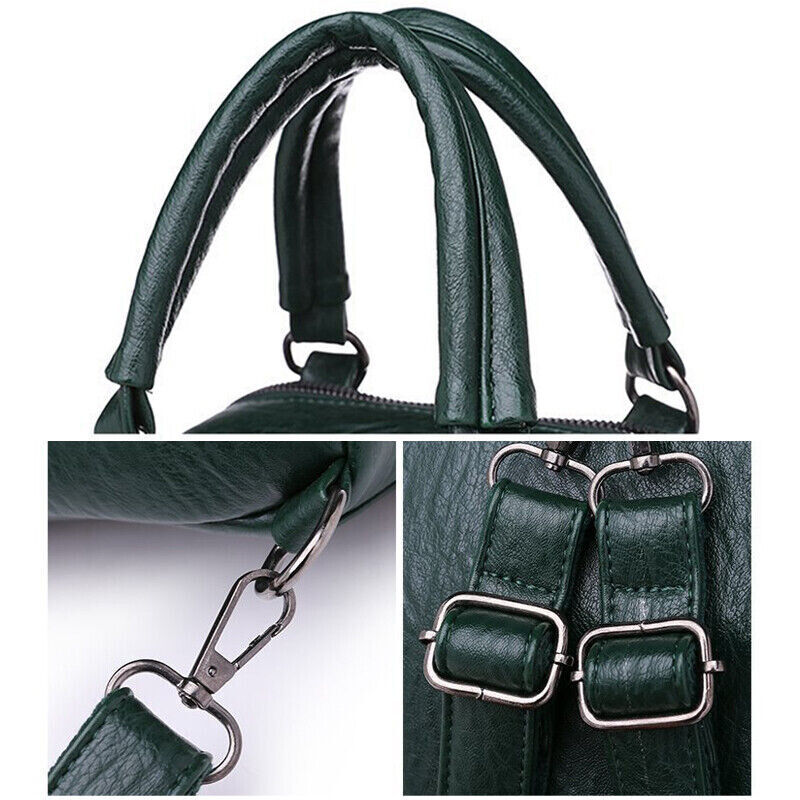 Lielas ietilpības ceļojumu mugursoma Skolas somas Sieviešu modes dizainere Pretaizdzīšanas Pu ādas rokassoma Mugursoma mugursoma plecu soma