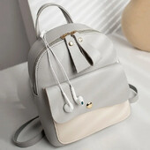 Ruksak Ženska ženska školska višenamjenska mala mini torba za torbu Ženska naramenica PU kožna tinejdžerska dječja putna torba