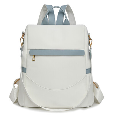 Rucsac din piele moale de mare capacitate pentru femei Geantă de rucsac la modă antifurt geantă de umăr cu un singur scop, casual, retro