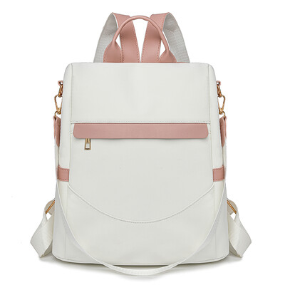 Rucsac din piele moale de mare capacitate pentru femei Geantă de rucsac la modă antifurt geantă de umăr cu un singur scop, casual, retro