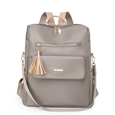 Rucsac antifurt pentru femei cu design deschis la spate, material din pânză Oxford de înaltă calitate, ghiozdan pentru femei, ocazional, cu un singur umăr