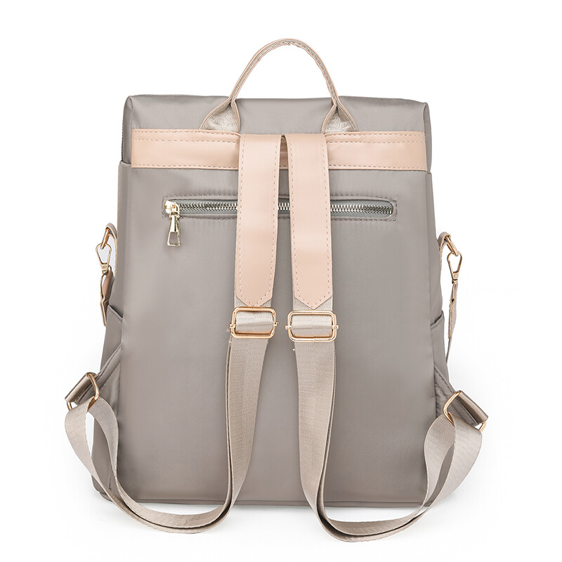 Rucsac antifurt pentru femei cu design deschis la spate, material din pânză Oxford de înaltă calitate, ghiozdan pentru femei, ocazional, cu un singur umăr