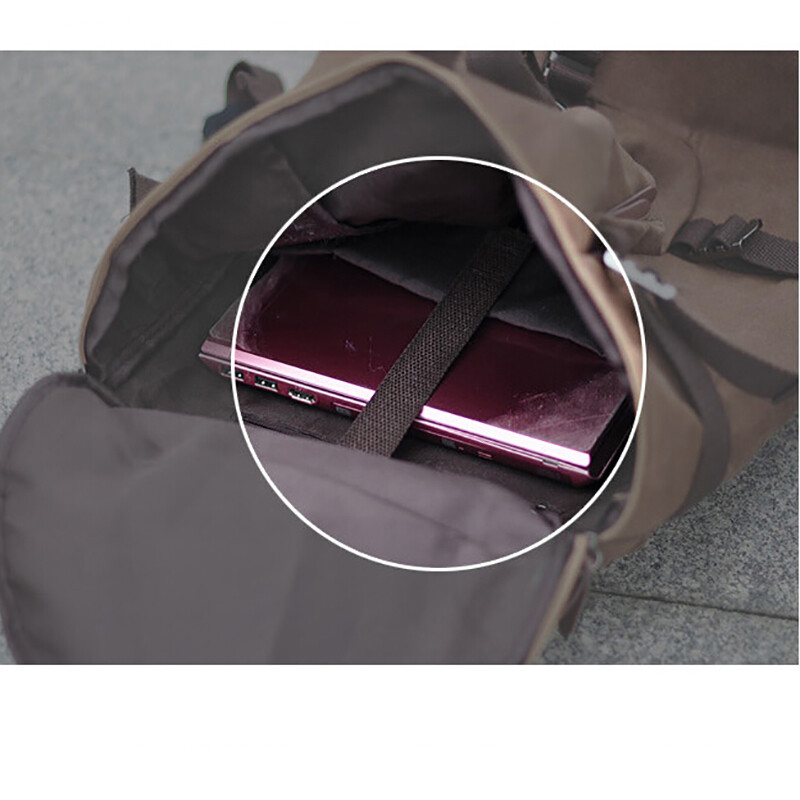 Ceļojumu somas WEIXIER Kanvas Vīriešu Vintage Vīriešu Ceļojumu Bagāža Nedēļas nogales Soma Liela ietilpība Ikdienišķa Liela Jauna Daudzfunkcionāla Ceļojumu Soma