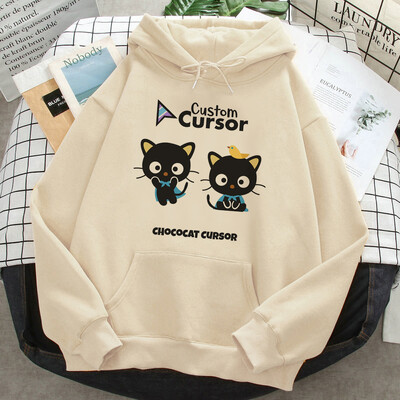 Hanorace Chococat femei japoneză Fleece 2023 Hoodie hanorace femei trening grafic