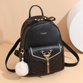 Strani modni jednostavni ženski ruksak u obliku dijamanta čiste boje, ruksak elegantne teksture