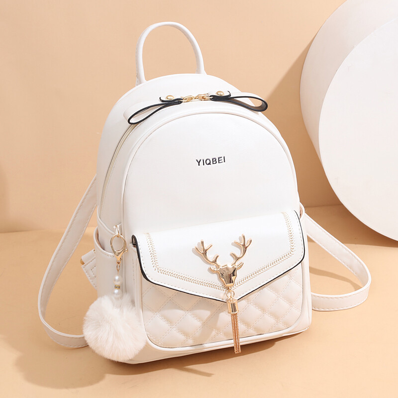 Strani modni jednostavni ženski ruksak u obliku dijamanta čiste boje, ruksak elegantne teksture