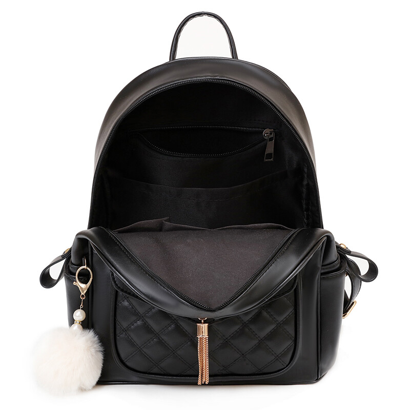 Strani modni jednostavni ženski ruksak u obliku dijamanta čiste boje, ruksak elegantne teksture