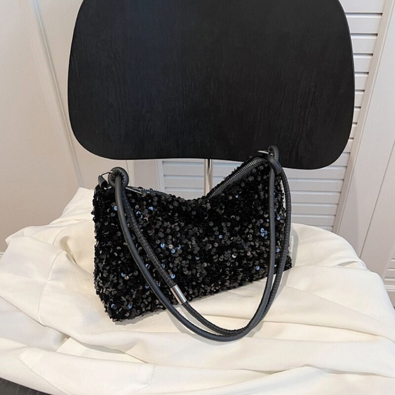 Poșetă de seară cu paiete strălucitoare, poșete de nuntă pentru cină pentru femei