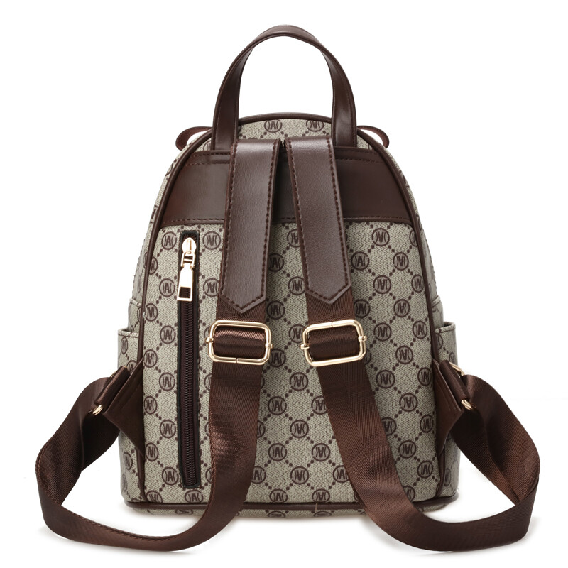 Rucsac de damă cu imprimeu clasic de epocă de modă, rucsac pentru cumpărături pentru călătorii, mic parfumat