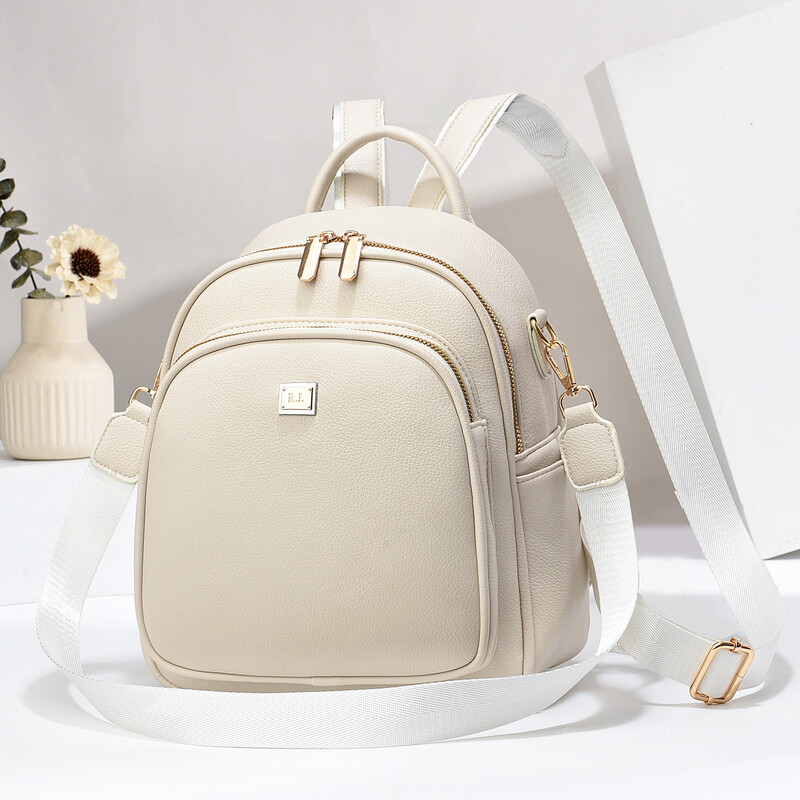 Rucsac șic pentru femei - Rucsac de zi ușor, casual pentru navetiști, cu design de imprimare aleatorie