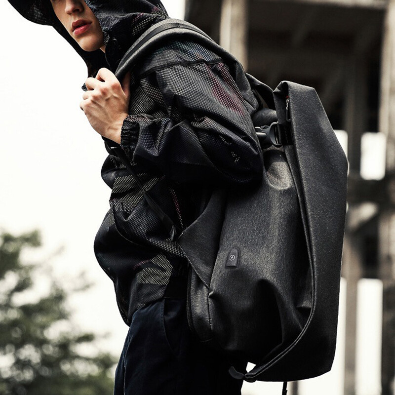 Tangcool Rucsac de mare capacitate pentru bărbați Rucsac pentru călătorii de afaceri Rucsac sport multifuncțional pentru laptop de 15-17 inchi