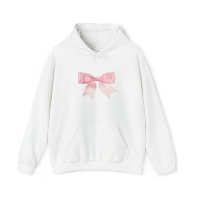 Lentas Coquette Bow Džemperis Lana Del Rey Rozā Bow Knot Hoodie Cute Y2k Moderns Estētisks Crewneck Pulovers Kawaii Girl Top