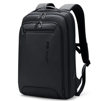 Rucsac Fenruien subțire pentru laptop de 15,6 inci Rucsac multifuncțional pentru bărbați, ocazional, de afaceri, încărcare USB, rucsacuri de școală, unisex